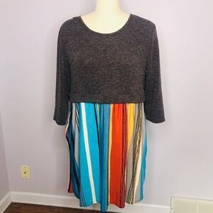 éloges Stripe Popover Dress